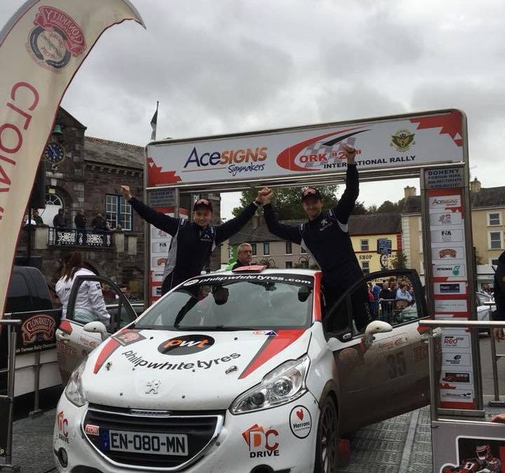James Scoops Irish Tarmac Rally Championship Prize in Cork!